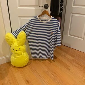 OF Blue/White Striped T-Shirt OFFERS OPEN